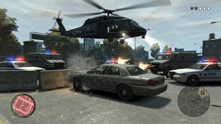Gta 4 - Russian Mob Shootout At Outlook Park + Six Star Escape