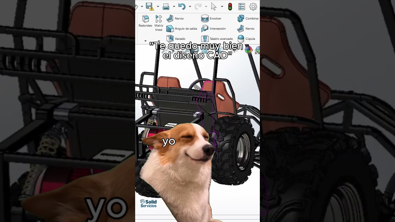 Presumir mis diseños en SOLIDWORKS es mi pasión 🤗​