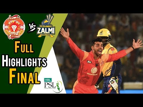 Full Highlights | Peshawar Zalmi Vs Islamabad United | Final | 25 March | HBL PSL 2018 VIDEO