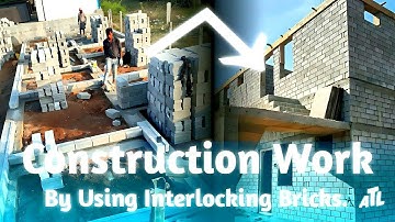 Rental house construction by using interlocking bricks - Part 1 | ATL Interlocking | Krishnagiri
