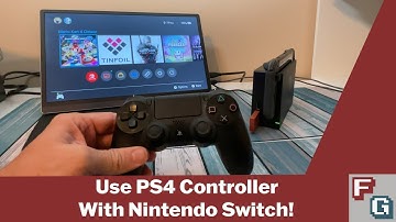 How to Connect a PS4 Controller to your Nintendo Switch!