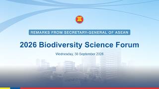 2026 Biodiversity Science Forum