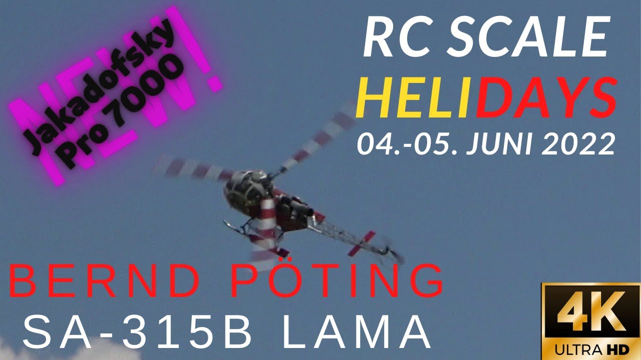 RC TURBINE LAMA JAKADOFSKY PRO 7000 BERND P TING AUTOROTATION RC Scale 