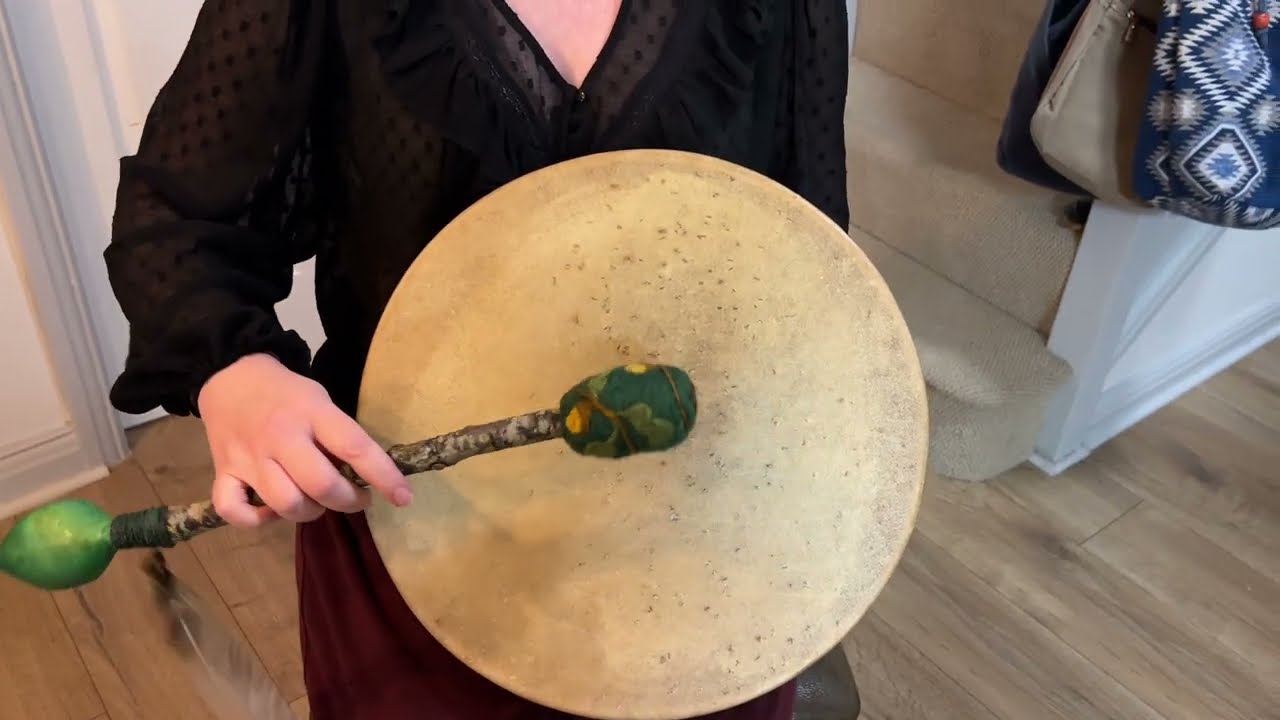 Oak Double End Rattle/Beater - Drumming Sound