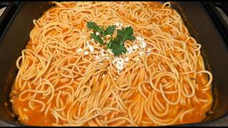 COMO HACER SPAGHETTI ROJO (ESTILO ITALIANO)!