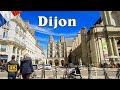 Dijon france    walking in  the city center  4k uwalking tour