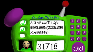 Baldi’s Basics Classic | How to solve Baldi’s impossible math question