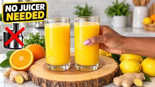 How to Make Fresh Orange Juice With A Blender (So Easy)