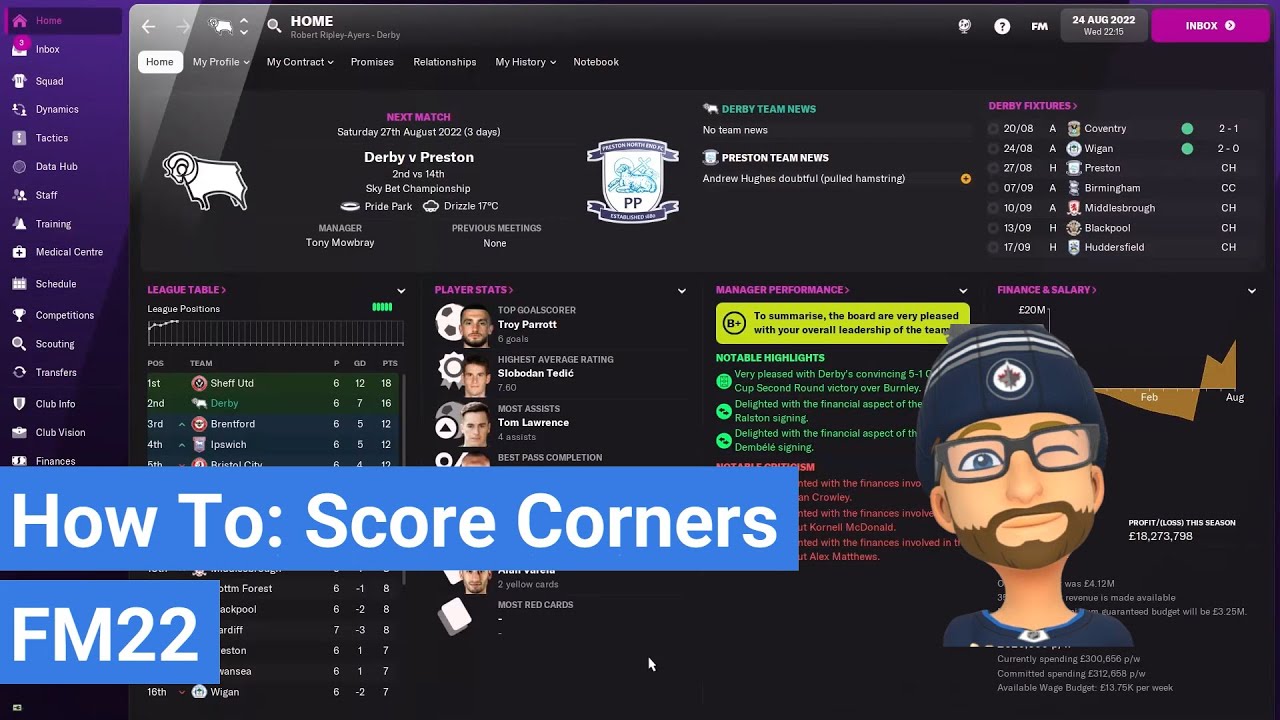 Do You Want To Score More Goals From Corners? FM22 YouTube