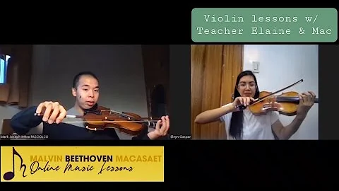 10th Season Violin Lessons with Teacher Elaine and...