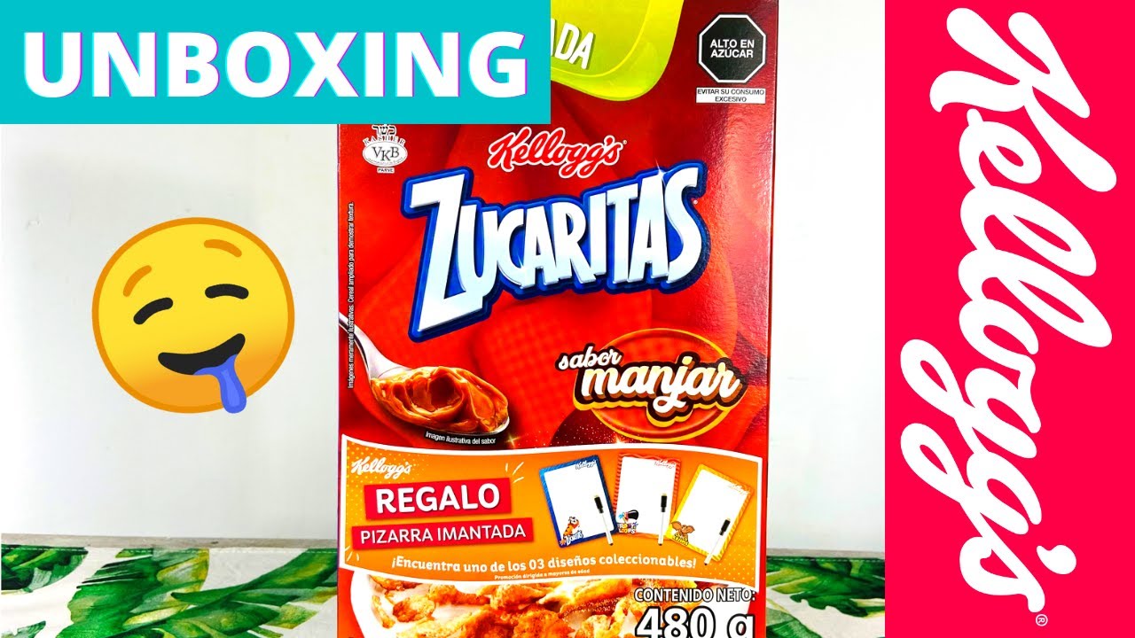 😱El MEJOR CEREAL de FIBRA del MUNDO🌎 Kellogg's ZUCARITAS sabor MANJAR