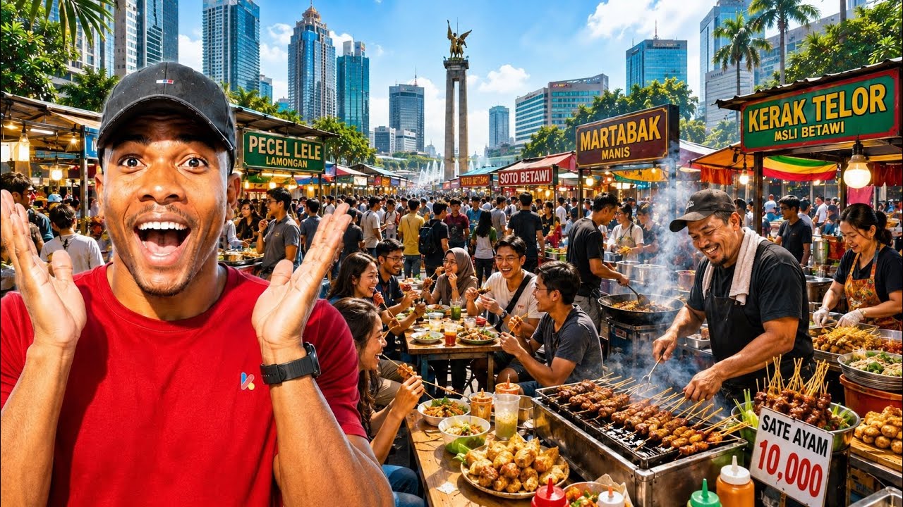 STREET FOOD HEAVEN in Jakarta, Indonesia! 🇮🇩