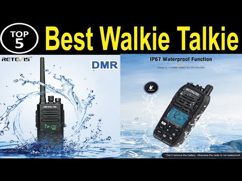 Les 5 meilleurs talkies-walkies rechargeables 2024 – Talkie walkie  rechargeable test & comparatif