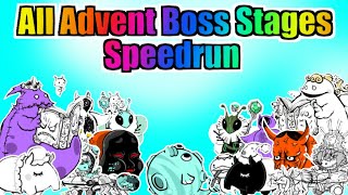 Battle Cats - All Advent Boss Stages: SPEEDRUN