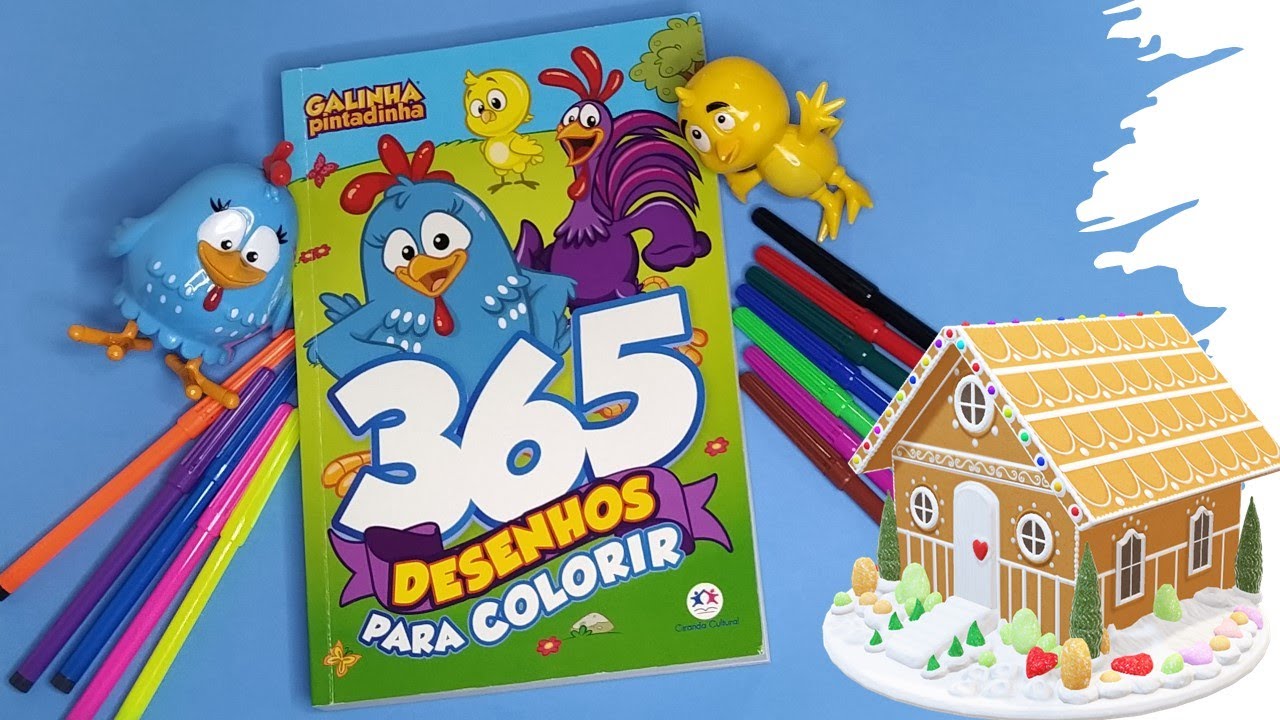 365 Desenhos para colorir Galinha Pintadinha - Ciranda Cultural