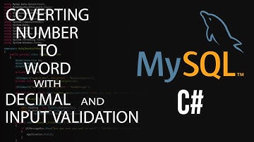 Converting Number To Word With Decimal using C#