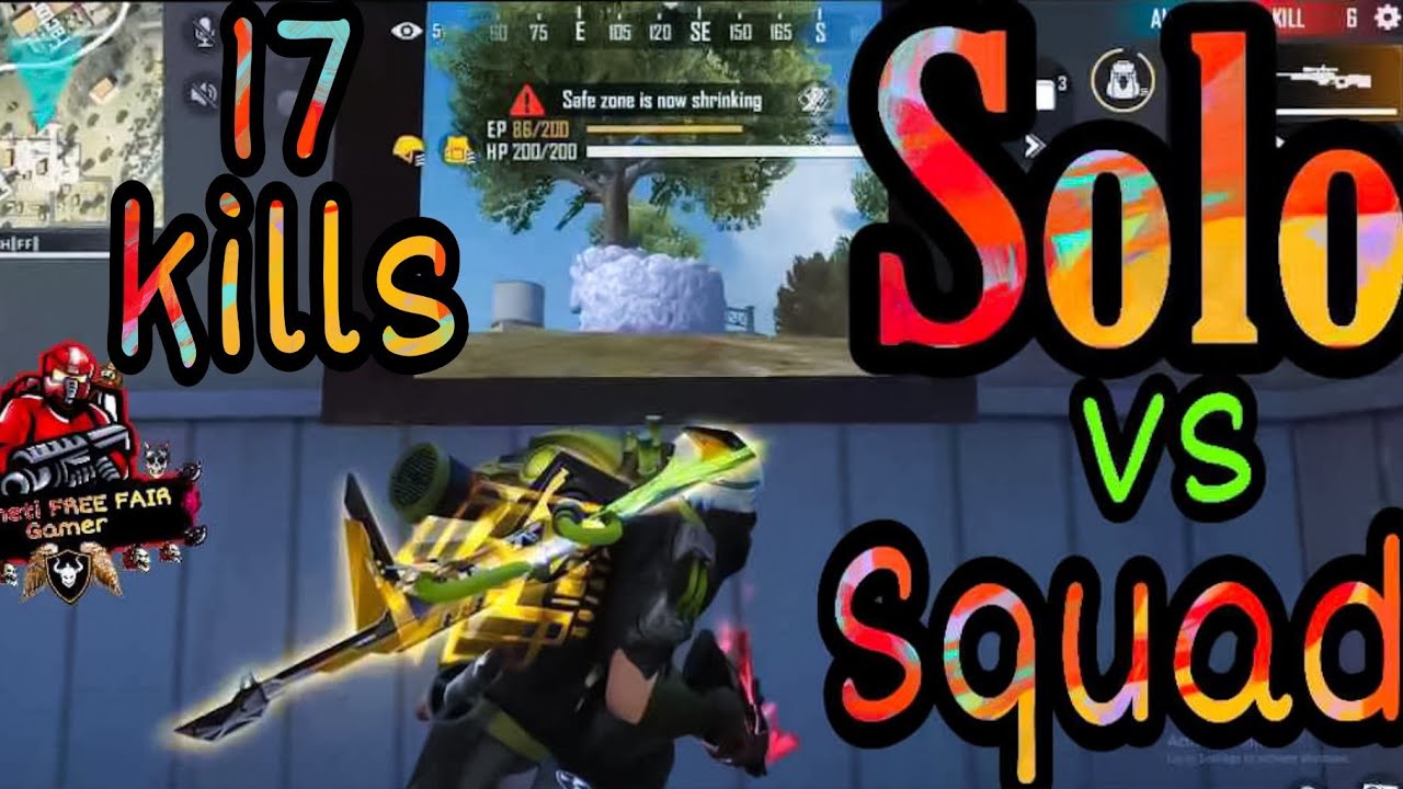 Solo vs Squad full match!!! 17 kills ... - YouTube