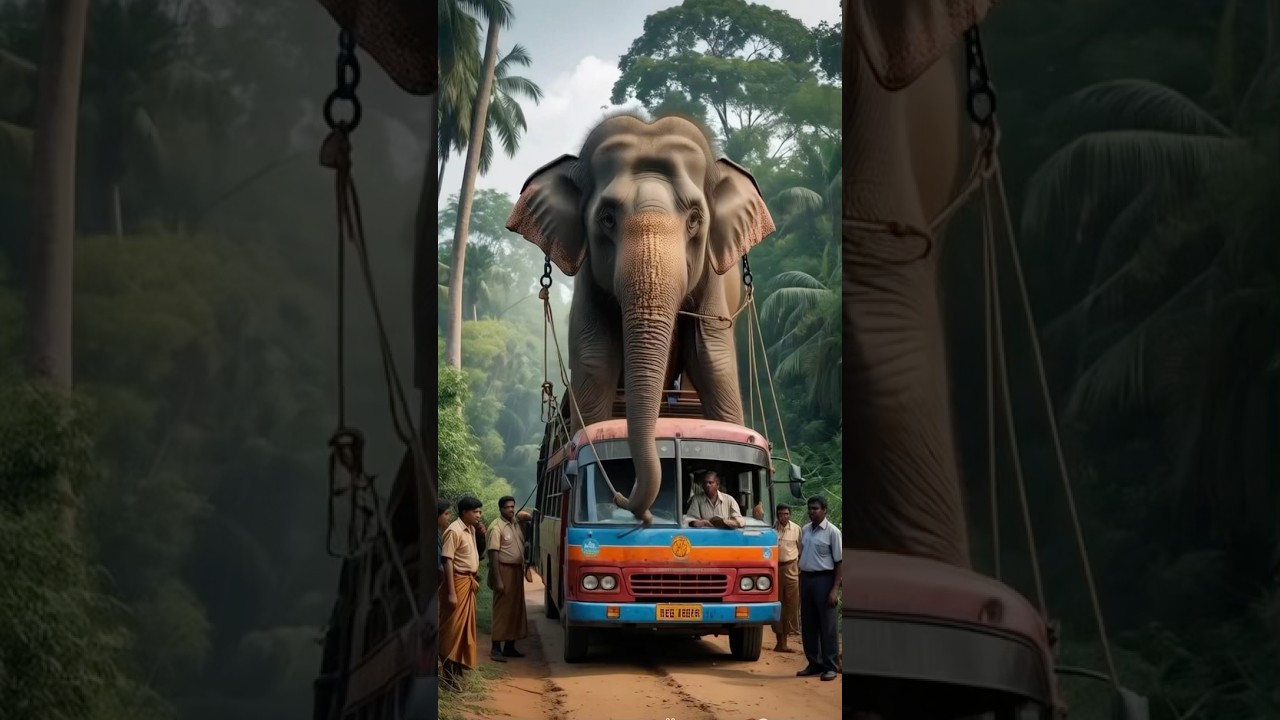 Elephant bus attack 