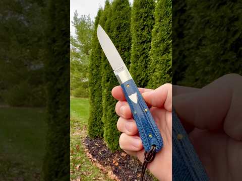 Great Eastern Cutlery P74525 Tidioute Cutlery Stingray Denim Blue Micarta