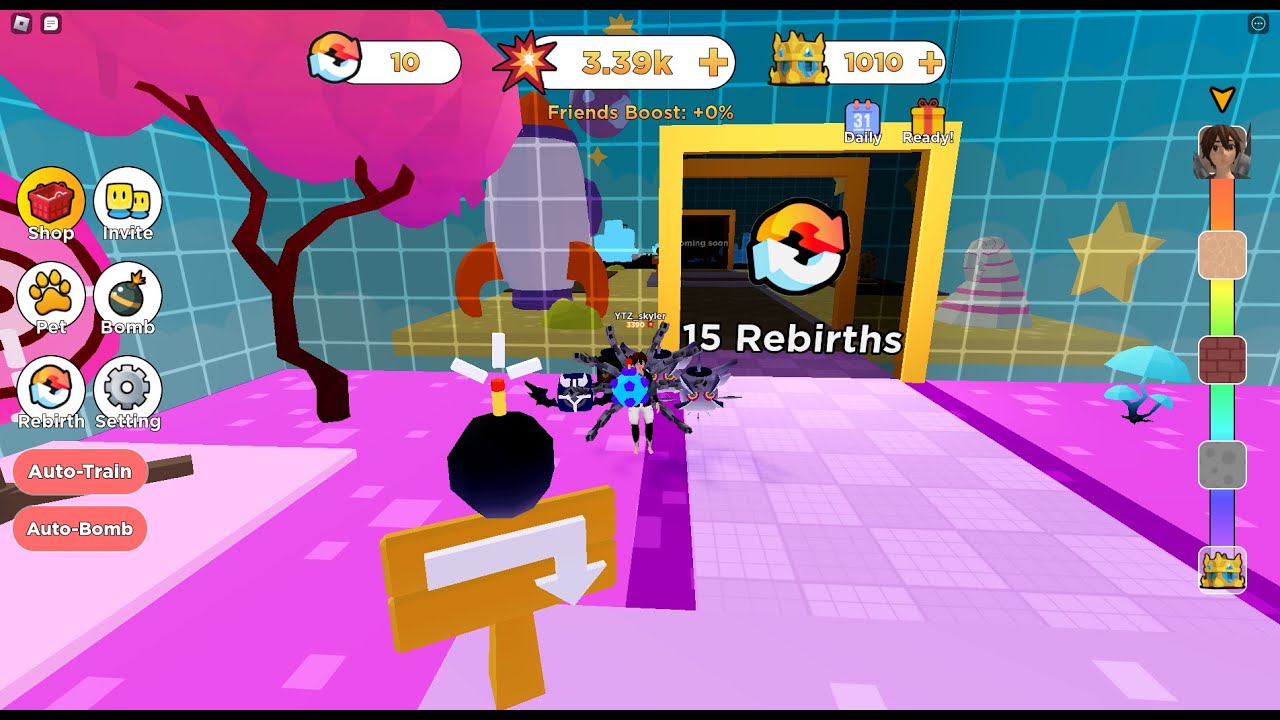 bombing my way to victory part 3 - Roblox Bomb Click Mine