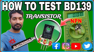 HOW TO CHECK OR TEST BD139 TRANSISTOR | NPN MEDIUM POWER TRANSISTOR | multimeter testing BD139