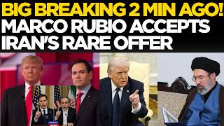 Marco Rubio LIVE: Trump Accepts Iran's Rare Offer? | Rubio's Shocking Claim LIVE | US News Live