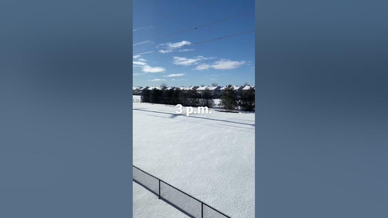 Crazy Canada weather | February 2023 ❄️ ☀️ #shorts