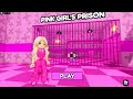 PINK GIRL Prison Run Obby (Roblox) *Voice Commentary*