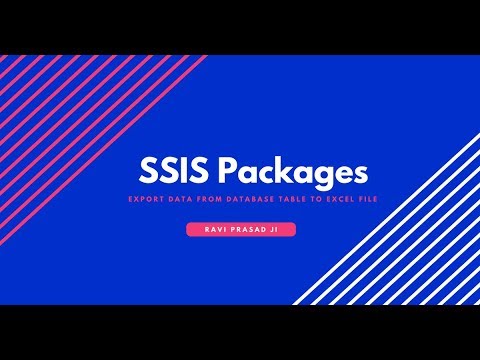 SSIS Package (Export Data From Database Table To Excel File)