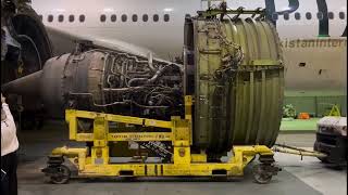 GE90 Engine Removal Sequence | AGSE E102 Lift Propulsor Stand