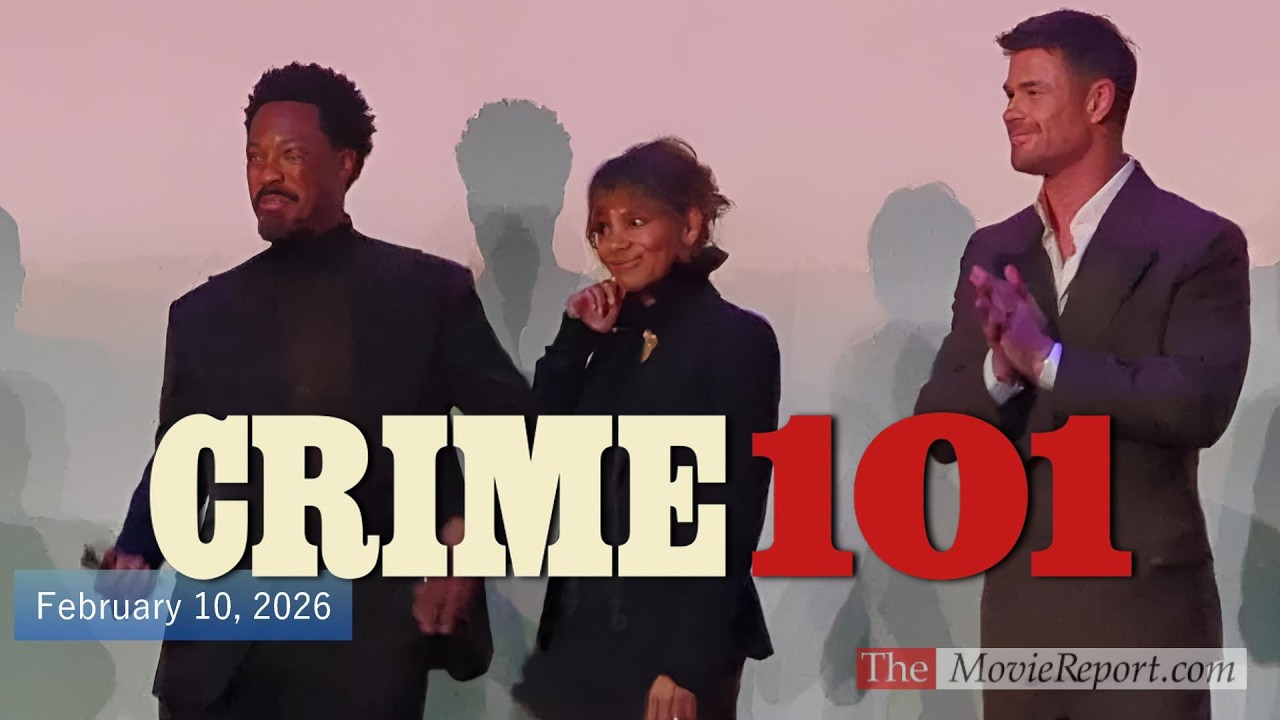 CRIME 101 premiere Chris Hemsworth, Halle Berry, Corey Hawkins, Bart Layton - February 10, 2026 4K