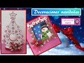 ♥♥Decoraciones navideñas con cartón♥Creaciones Mágicas♥♥