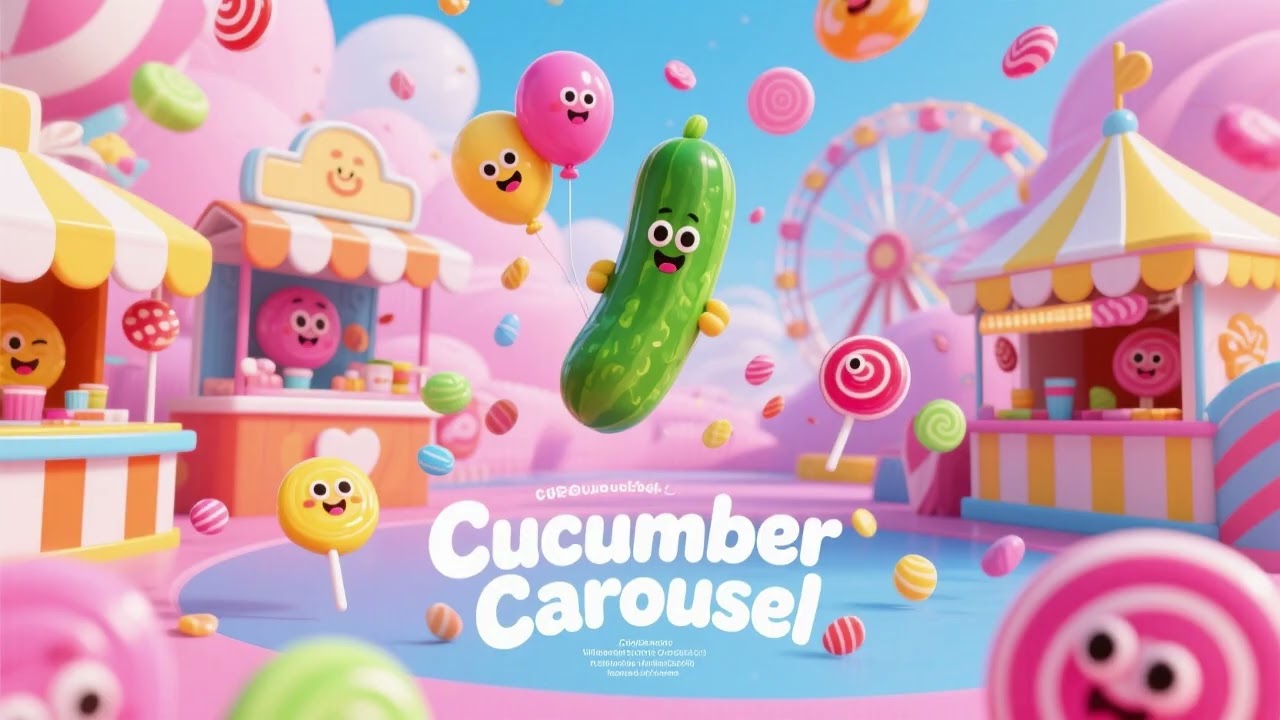 Cucumber Carousel 5 🥒🎠 Refreshing & Playful Vibes