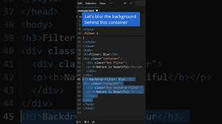 CSS Blur Effects Filter vs. Backdrop-Filter Explained