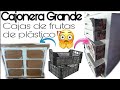 ¿tienes cartón y cajas de plástico? haz esta sencilla cajonera es útil y económica.