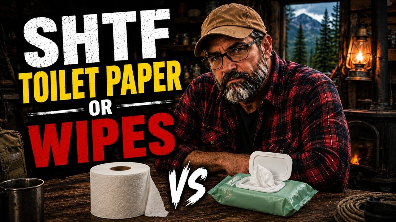 SHTF — TOILET PAPER OR WIPES #preparedness #survival #prepping #news #skills #security #gear