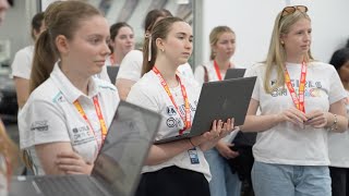 FIA Girls on Track visit Triple Eight | Powered by HP