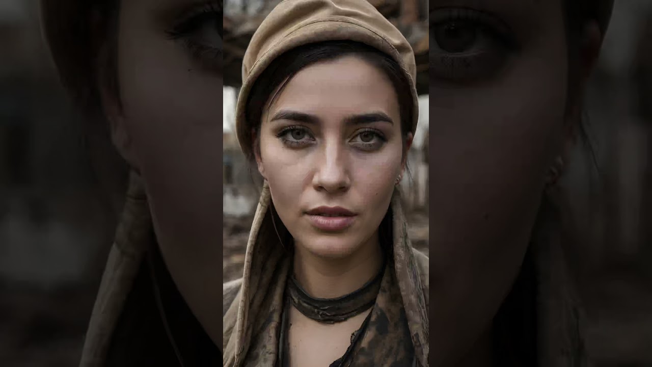 Urban Portrait A Symbol of Tradition Amidst Decay