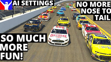 NO MORE 3 WIDE NOSE TO TAIL [iRacing AI Settings] |iRacing AI Setup