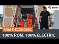 The all electric ROM e-EcoNomic sewer jetter | zero emission and less noise