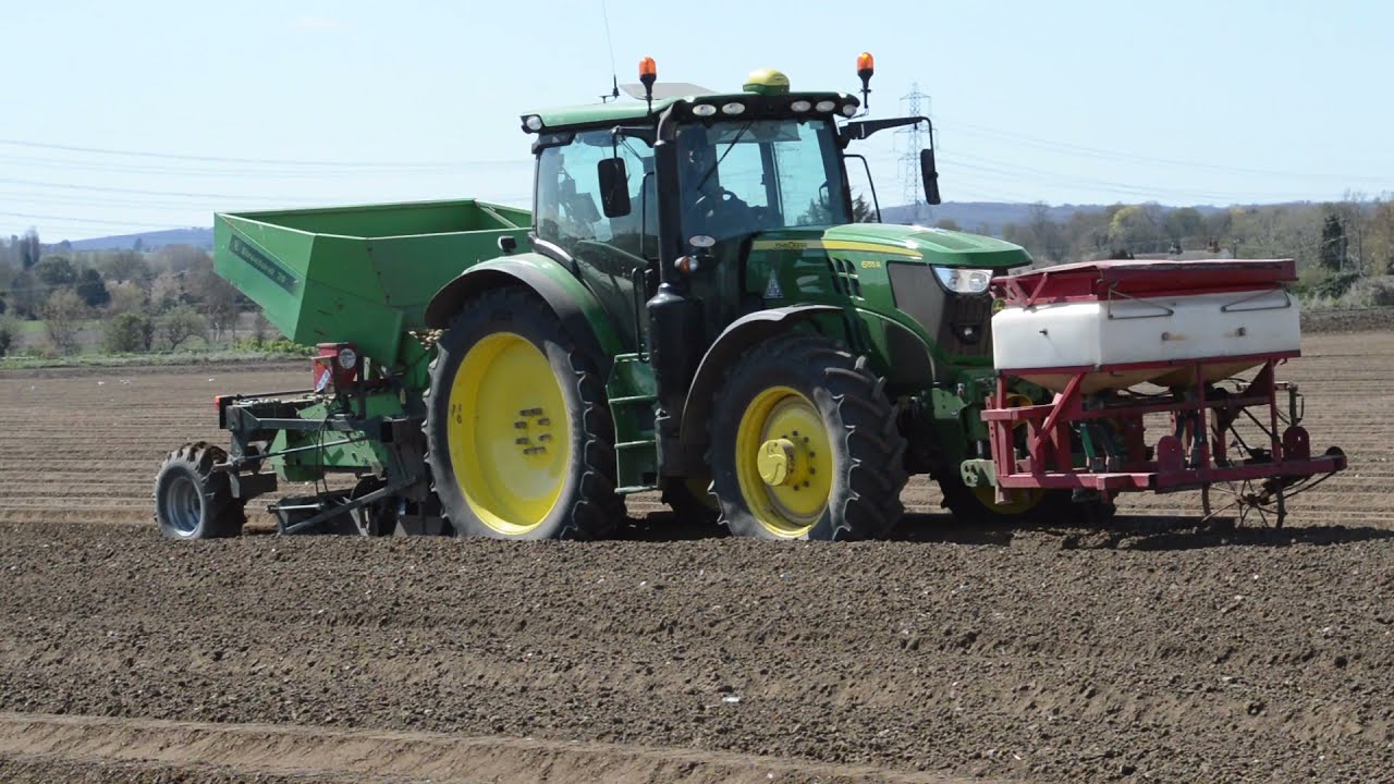 John Deere 6155R & Structural Potato Planter