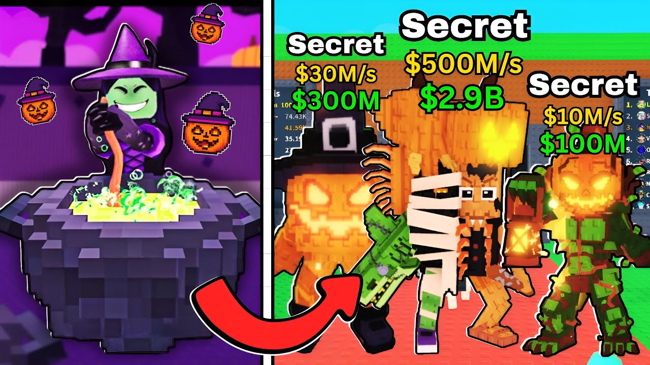 صنعت شخصيات ساحرة الهالوين في ماب السرقة! | Steal A Brainrot