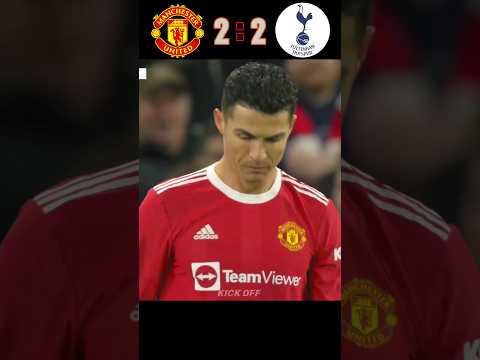 Man United 🆚️ | Tottenham | (3-2) Match | Ronaldo Hat-Trick #shorts #football #youtube #ronaldo
