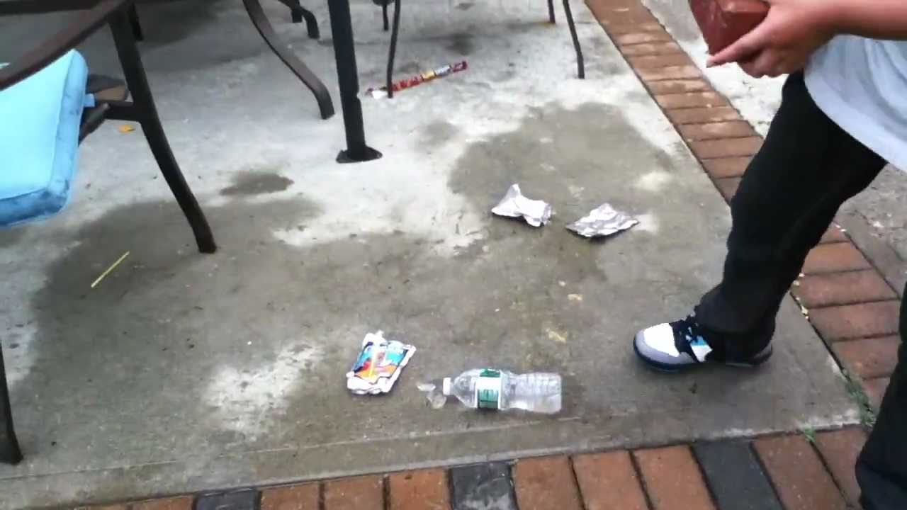 Exploding Juice Pouchs and Water bottles - YouTube