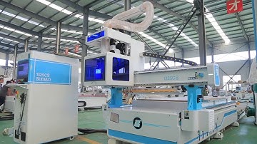 Sudiao ATC cnc router cutting and engraving machine with linear center