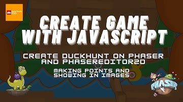 Creating games with Javascript - Phaser and Phaser Editor Duck Hunt -  Showing your points