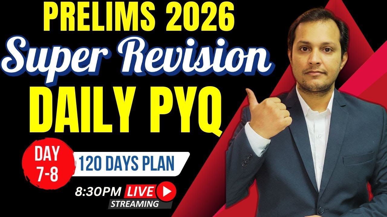 UPSC PRELIMS 2026 DAILY PYQ #iasprelims2026 - YouTube
