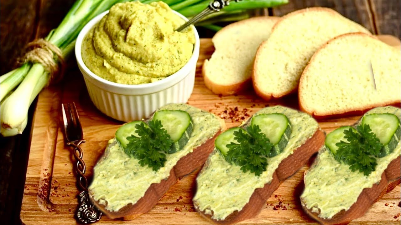 Смачна  🥒намазка на хліб 🥖, ніхто навіть не здогадається що вона з кабачків