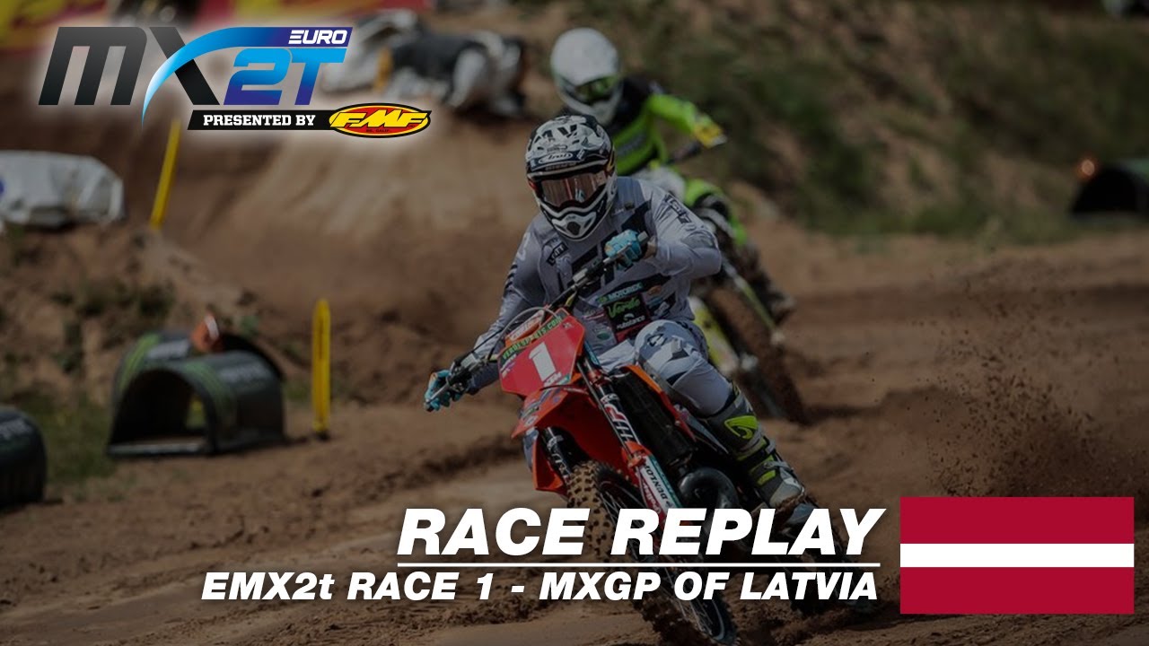 MXGP of Latvia 2019 - Replay EMX 2T Race 1 - Motocross