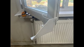 Как сделать открывающийся подоконник для пластикового окна